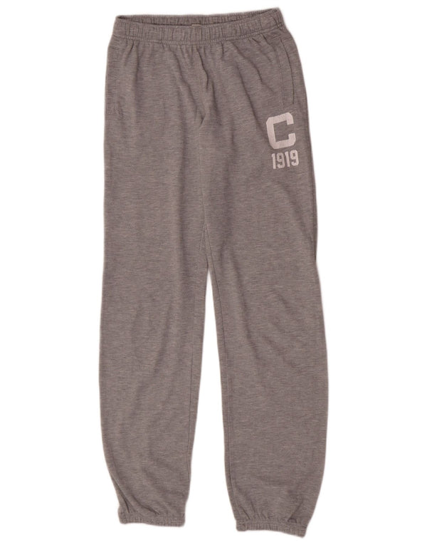 Champion Pantalones de chándal con estampado gráfico para niños 13-14 años XL Algodón gris