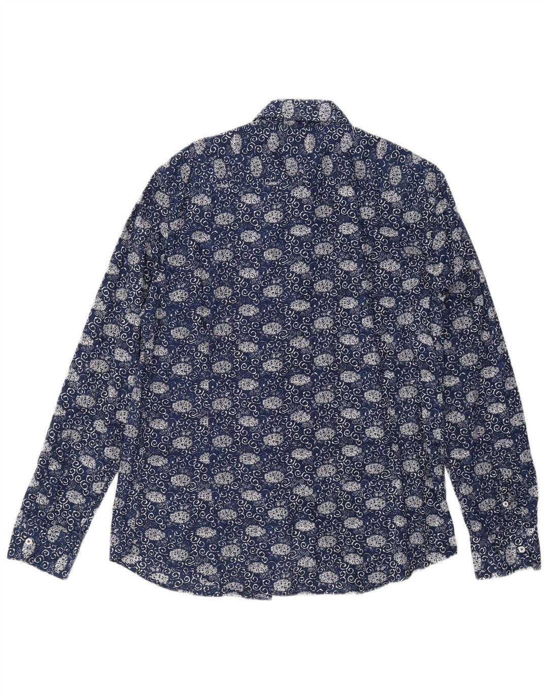 Camisa Massimo Dutti Hombre XL Azul Marino Floral