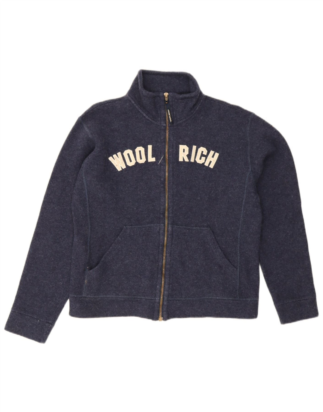 Woolrich Chaqueta superior de chándal con gráfico para niños 11-12 años Lana azul marino
