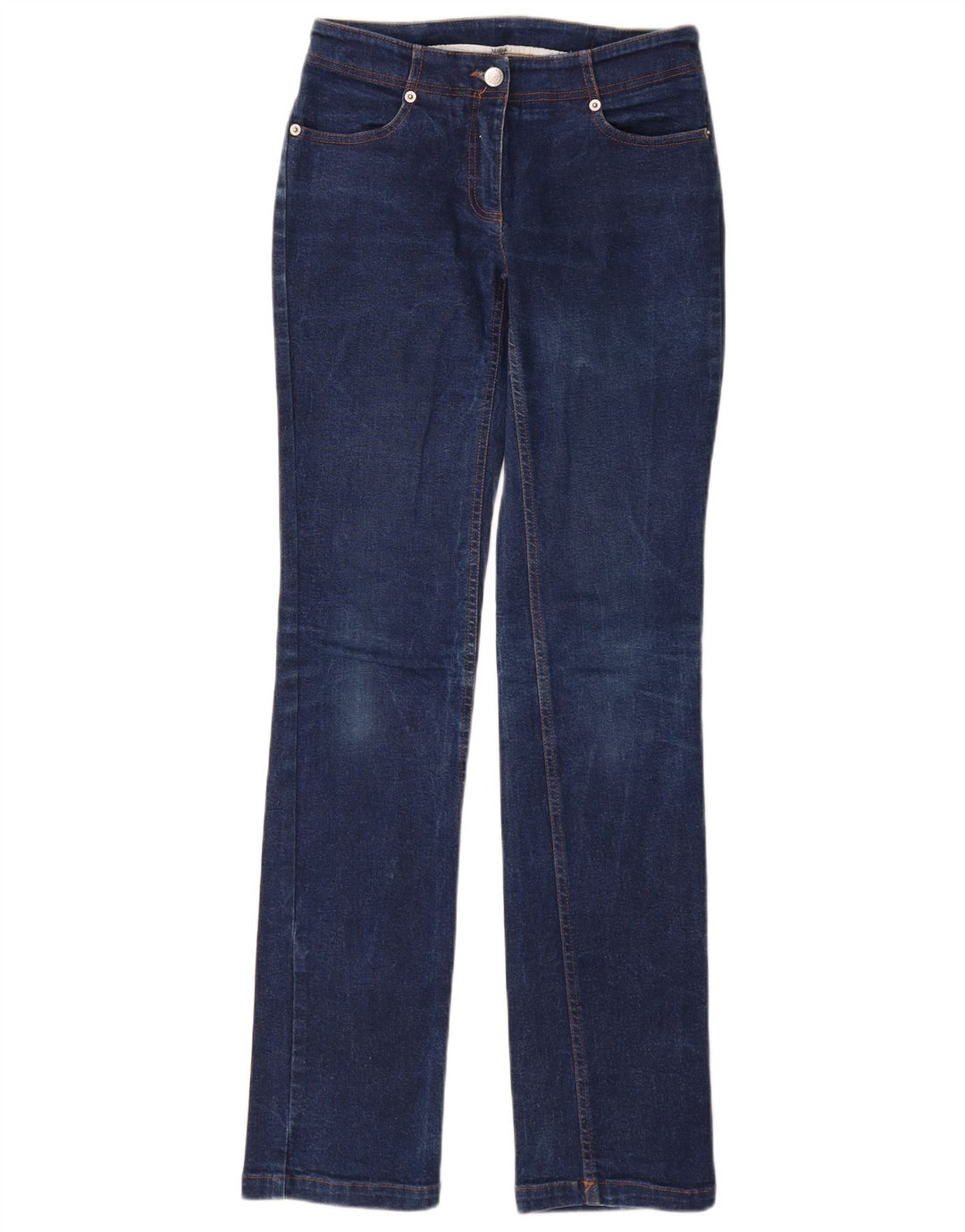 Max & Co. Vaqueros ajustados para mujer UK 8 Small W26 L32 Algodón azul