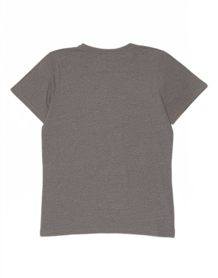 Camiseta Ellesse para hombre con gráfico de algodón moteado en gris medio
