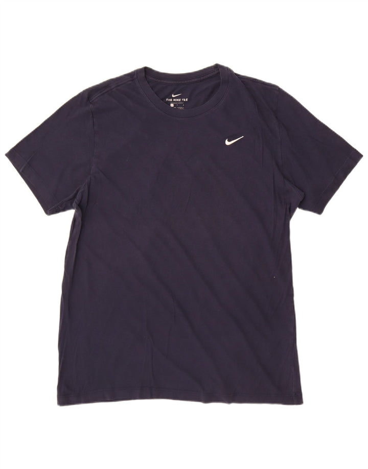 Camiseta Nike Hombre Top Grande Azul Marino Algodón