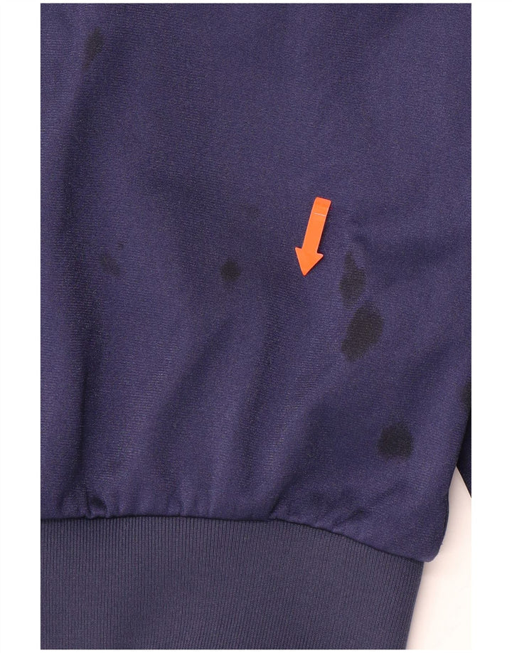 ASICS Chaqueta superior de chándal gráfico para mujer IT 48 XL Bloque de color blanco