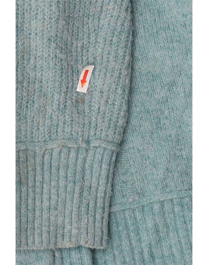 White Stuff - Cárdigan corto extragrande para mujer, talla S, color azul