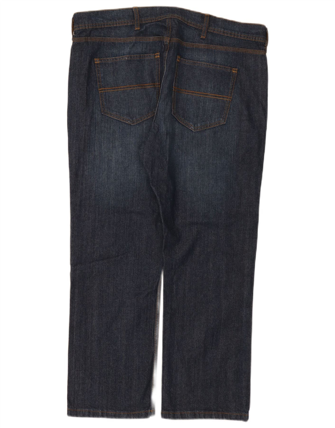 MARKS & SPENCER Vaqueros rectos de corte regular para hombre W38 L27 Azul marino