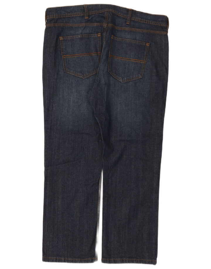 MARKS & SPENCER Vaqueros rectos de corte regular para hombre W38 L27 Azul marino