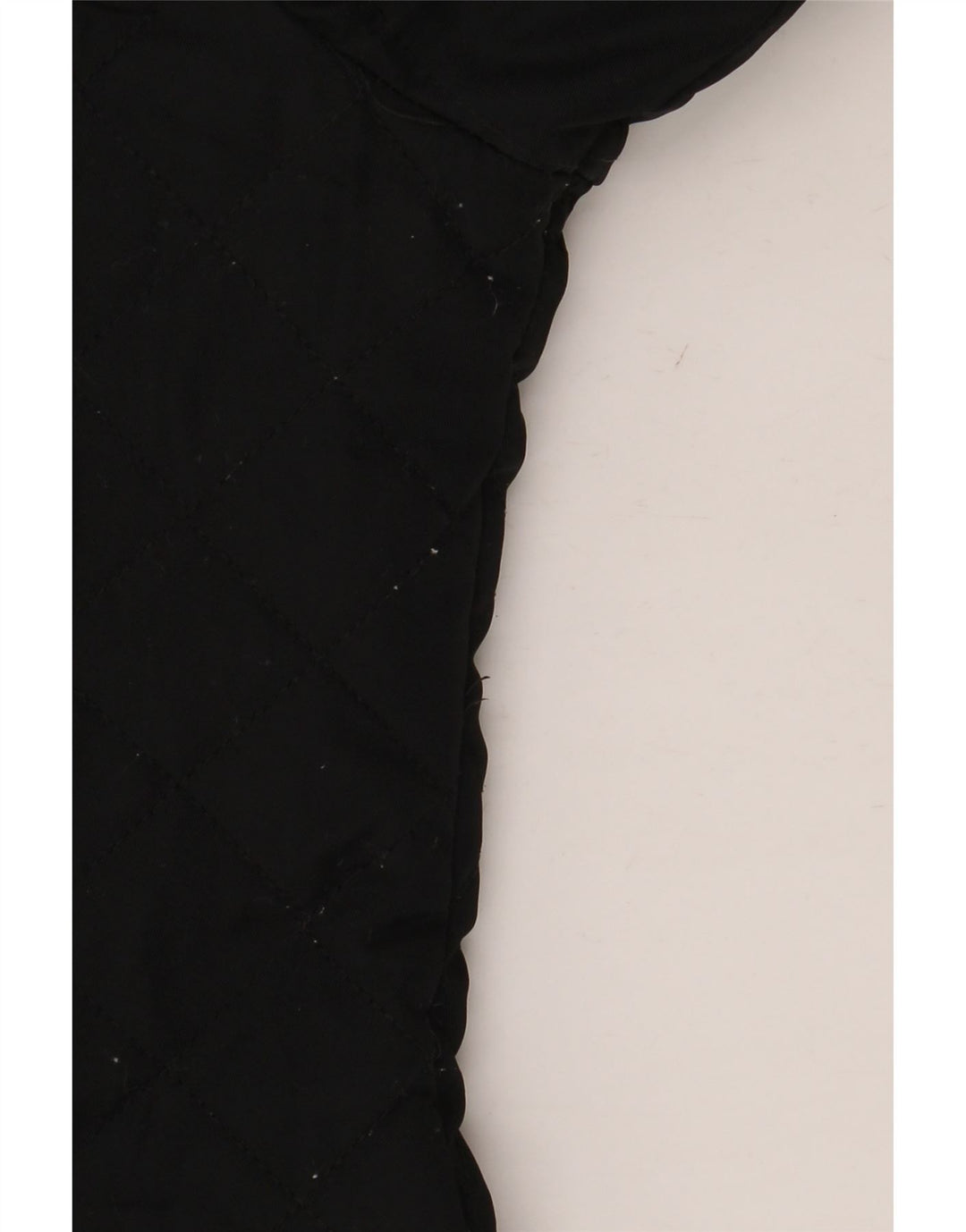 Laura Ashley Abrigo acolchado con capucha para mujer UK 40 Mediano Poliéster negro