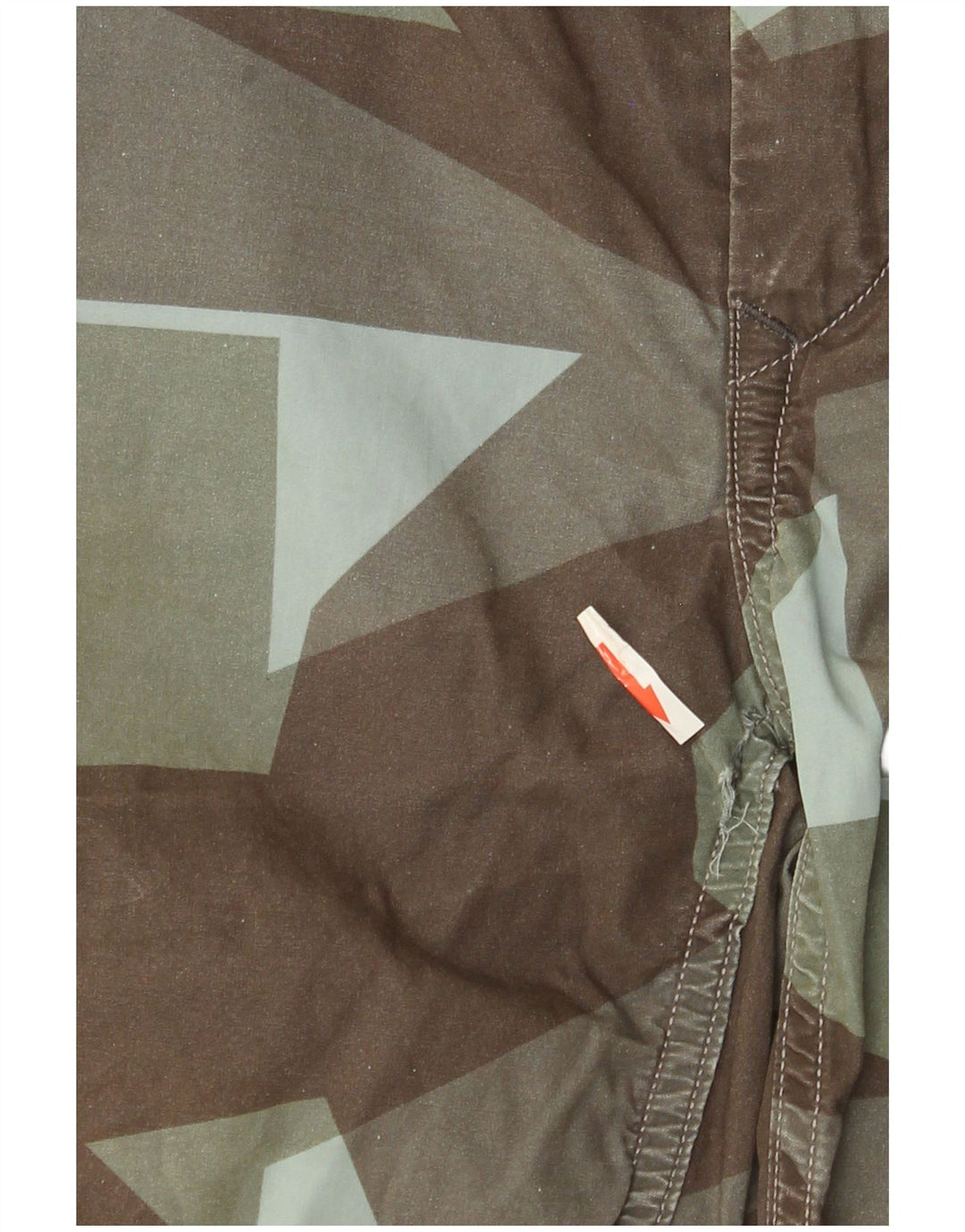 Replay Pantalones cortos chinos para hombre W30 Algodón geométrico multicolor mediano