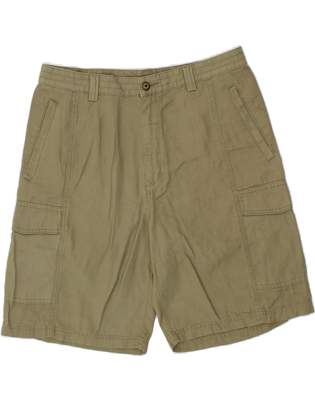 TOMMY BAHAMA Shorts cargo de ajuste relajado para hombre W33 Medium Khaki Tencel