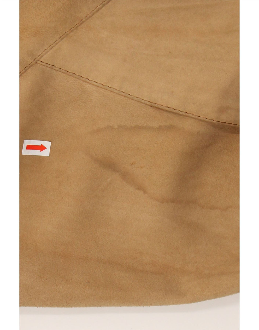 VINTAGE Chaqueta bomber de ante para hombre Reino Unido 38 Beige medio