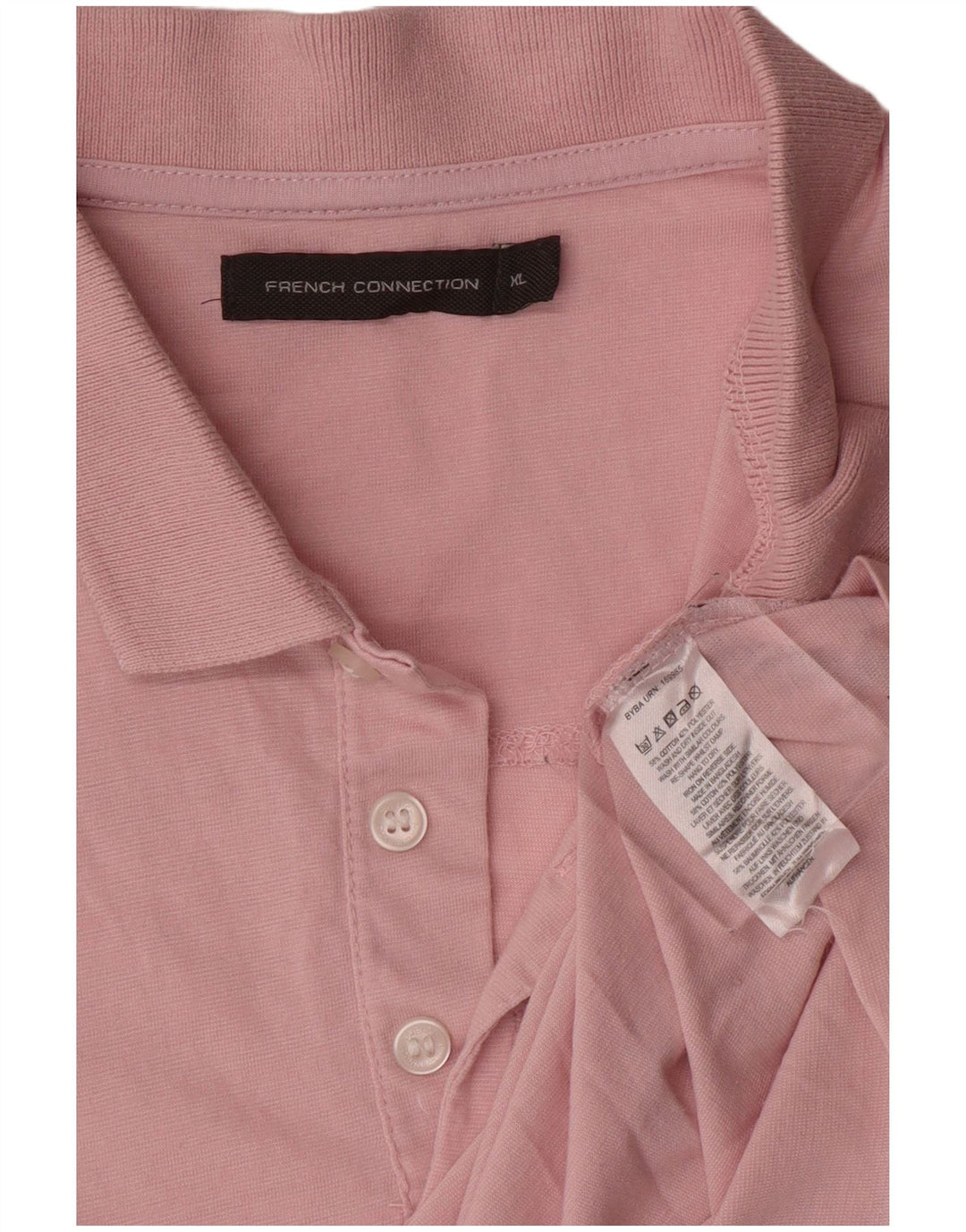 French Connection Polo Hombre XL Algodón Rosa