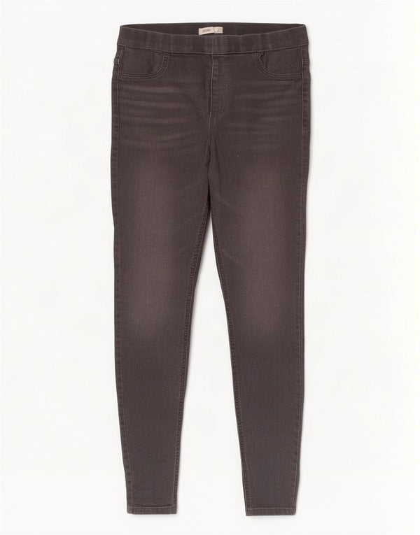 Marks & Spencer Jeans Jegging para Mujer UK 14 Medium W30 L29 Algodón Gris