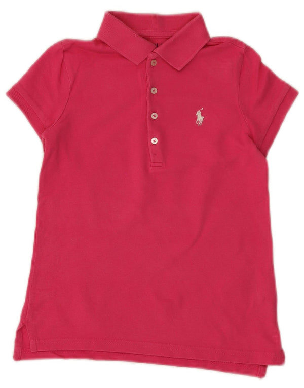 Polo Ralph Lauren Camisa Niña 6-7 Años Small Rosa Algodón