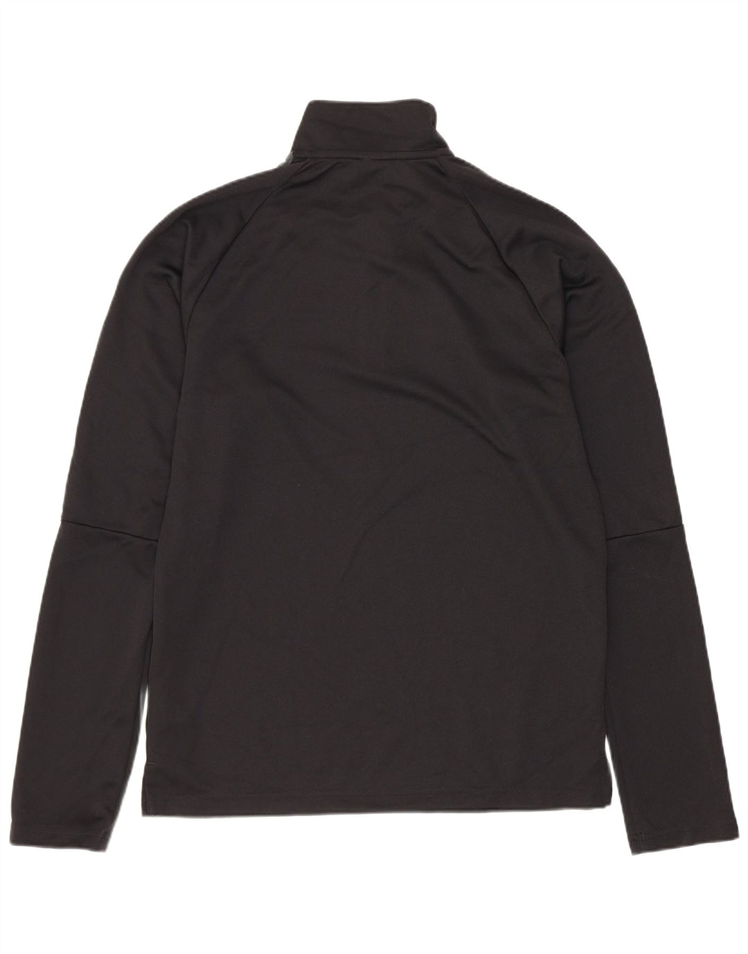 ADIDAS Mens Climalite Zip Neck Jersey Chándal Top Pequeño Negro