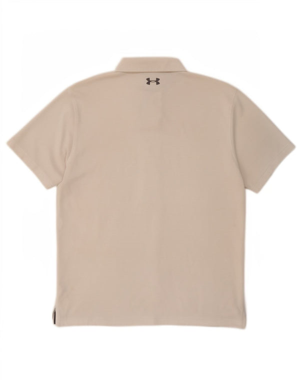 Polo Under Armour Hombre Grande Poliéster Blanco Deportivo