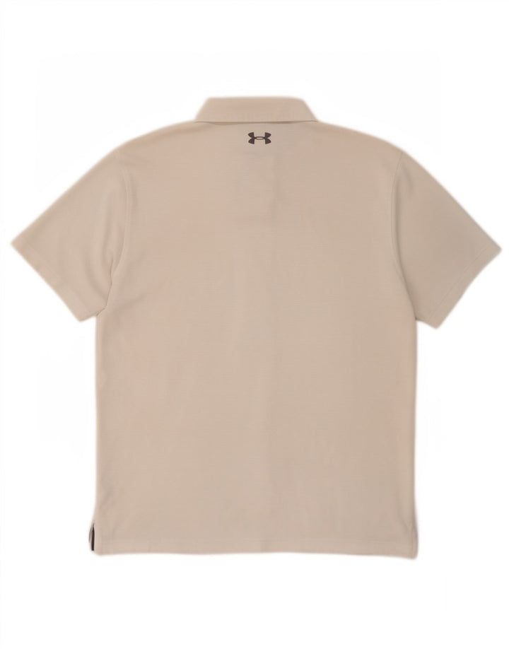 Polo Under Armour Hombre Grande Poliéster Blanco Deportivo