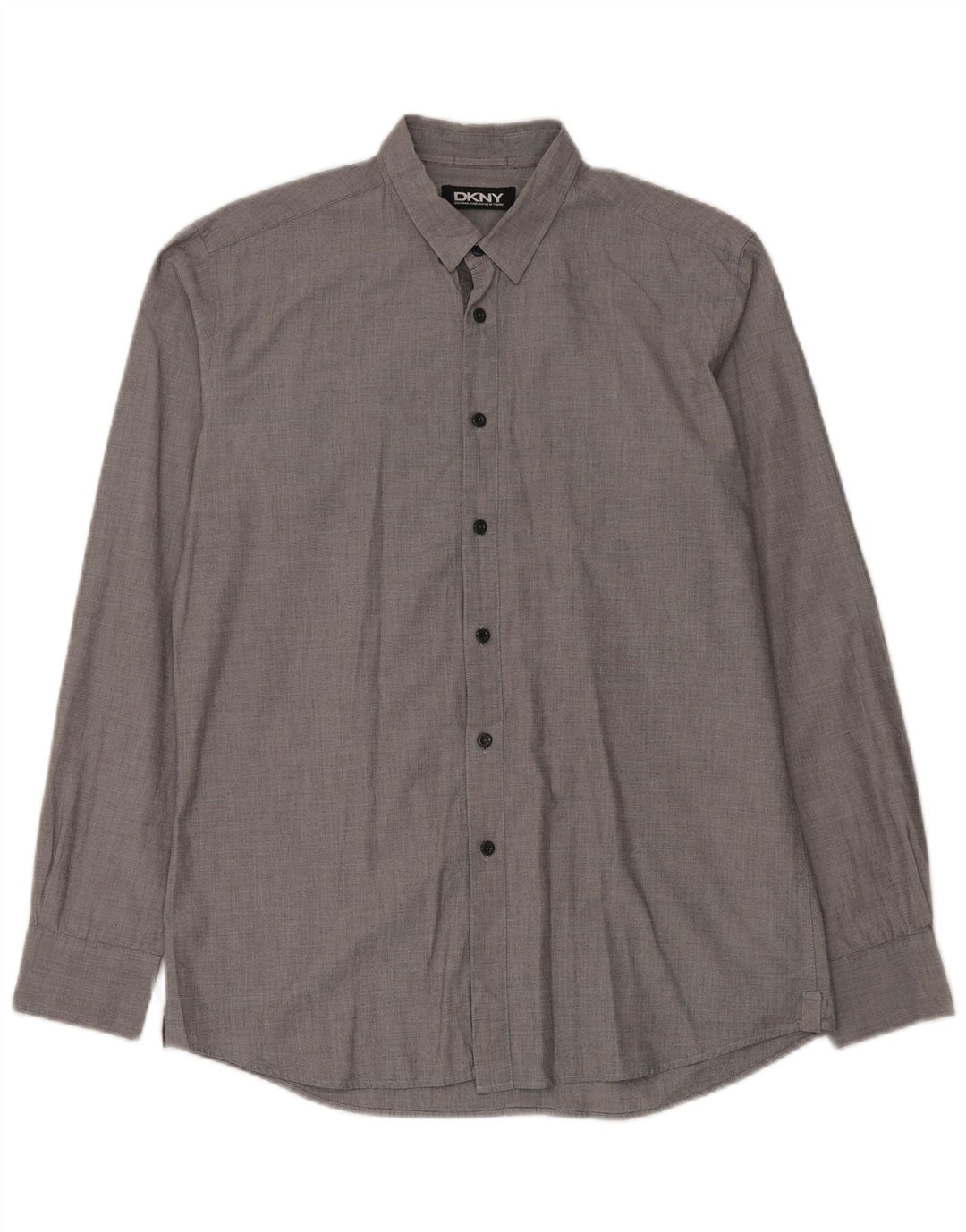 Camisa DKNY para hombre de algodón a rayas diplomáticas en gris medio