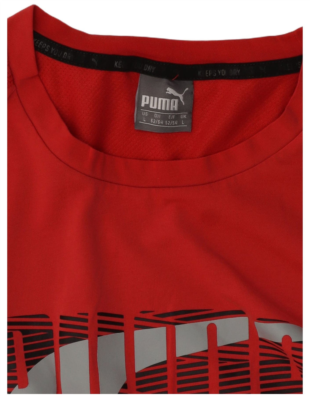 Puma - Camiseta gráfica para hombre, talla grande, color rojo