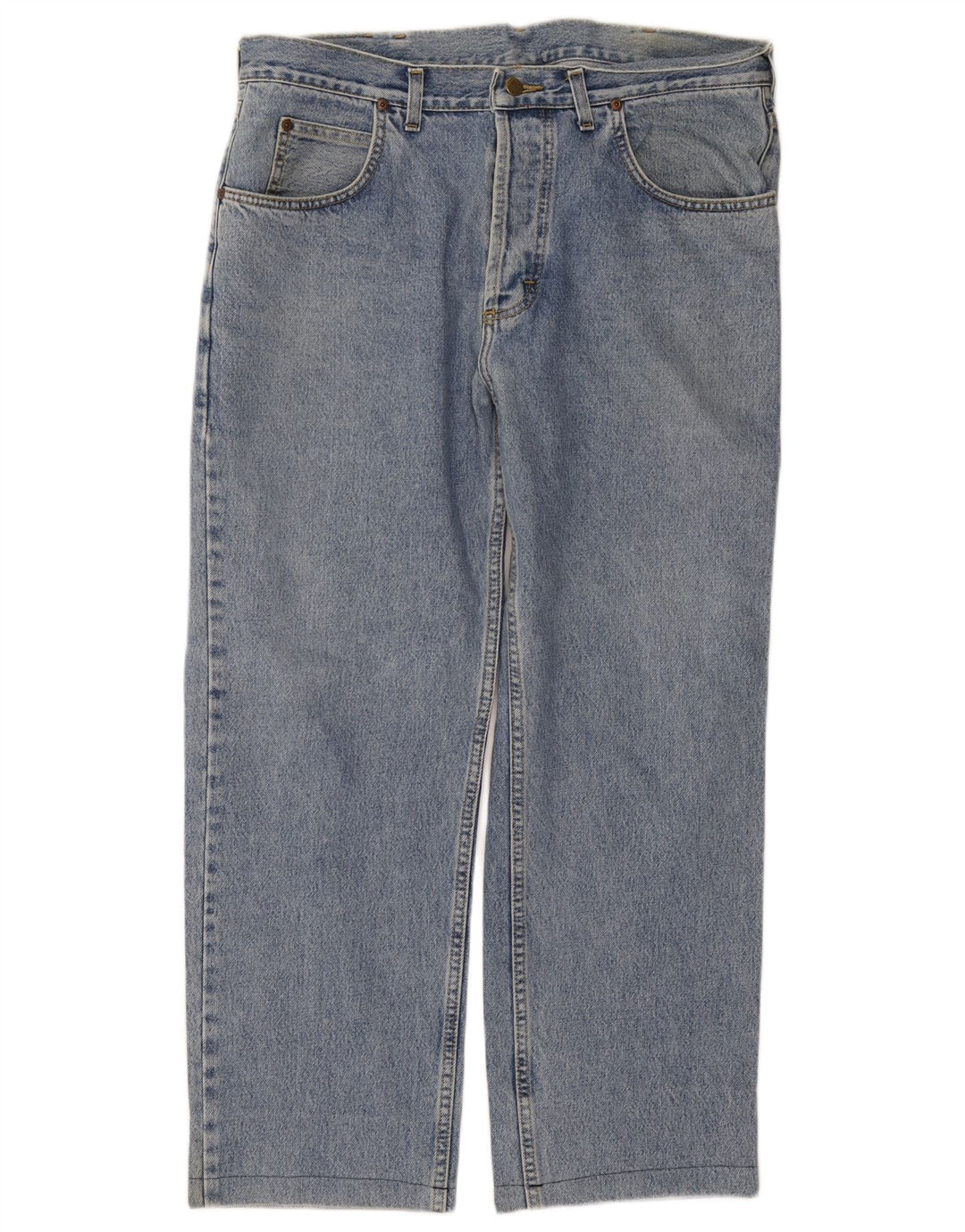 Lee Vaqueros Rectos Chicago Para Hombre W38 L27 Algodón Azul