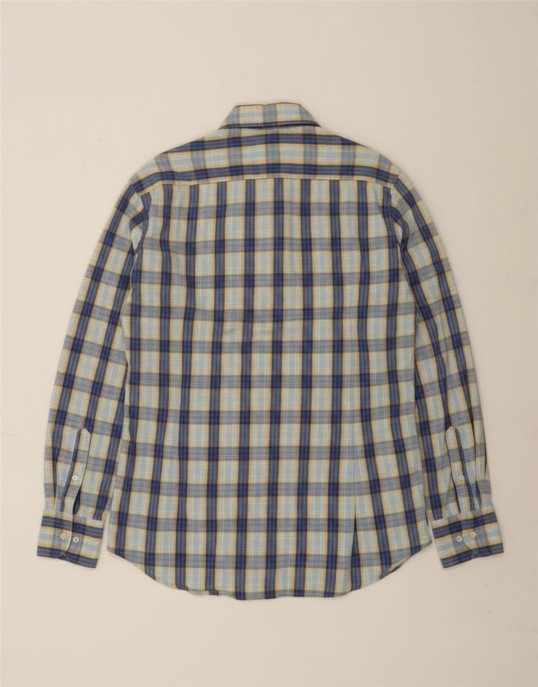 Camisa Kappa Hombre XL Azul Cuadros Algodón