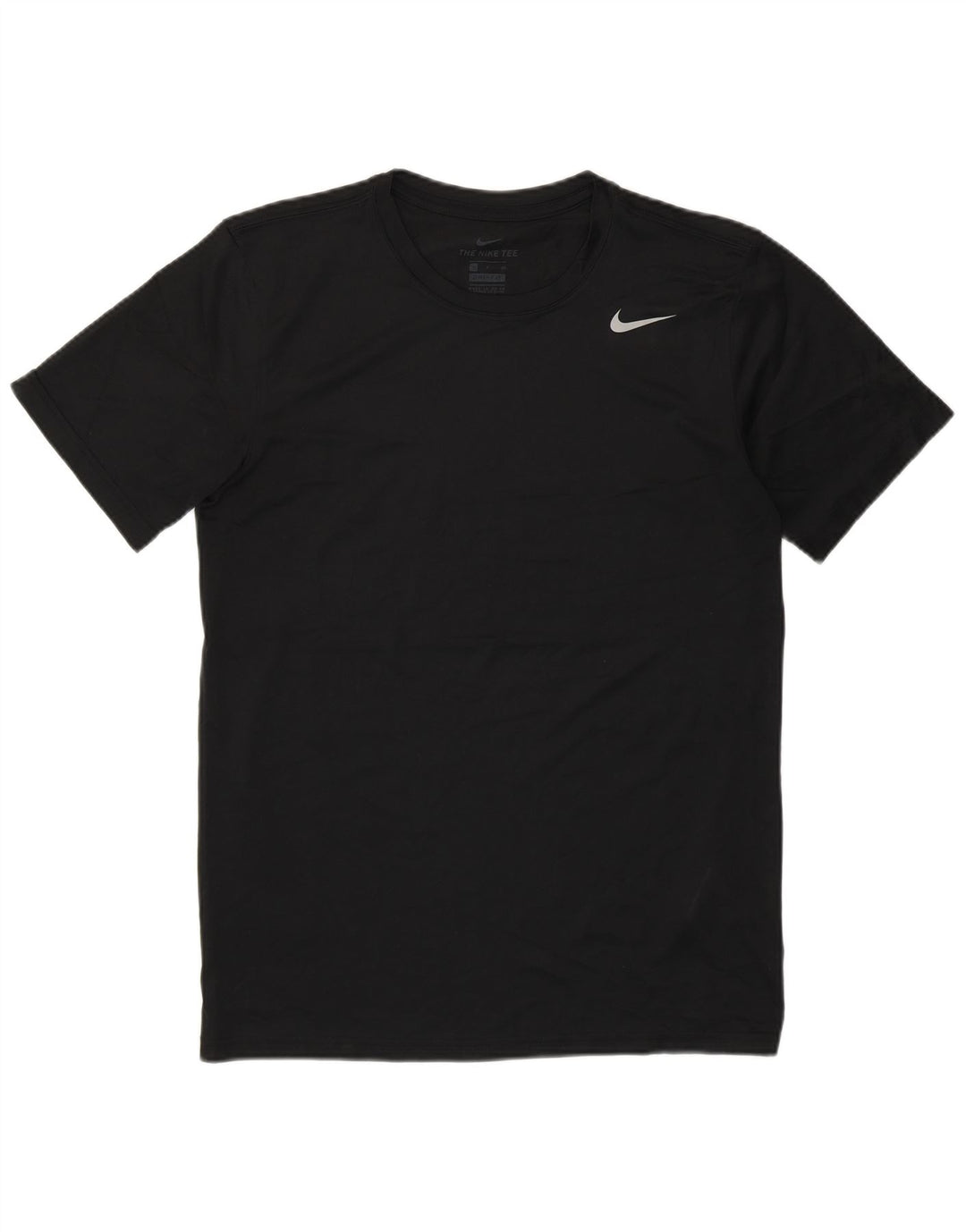 Nike - Camiseta Dri Fit para hombre, talla pequeña, poliéster negro