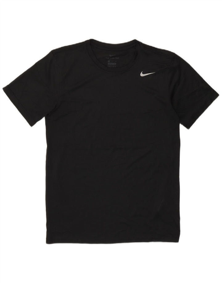Nike - Camiseta Dri Fit para hombre, talla pequeña, poliéster negro