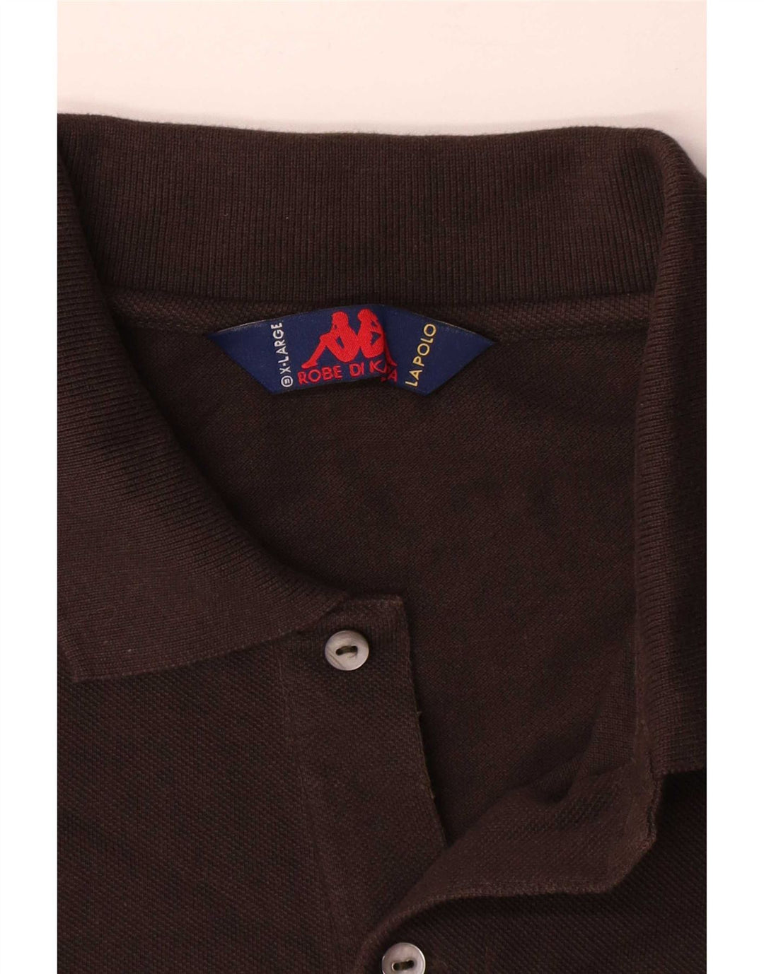 Kappa Polo Hombre XL Algodón Marrón