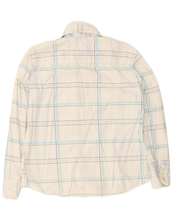 Murphy & Nye Camisa para mujer UK 40 XL Cuadros blancos