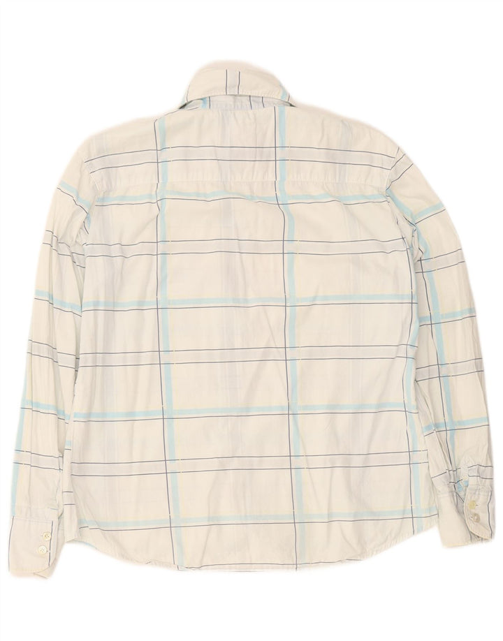 Murphy & Nye Camisa para mujer UK 40 XL Cuadros blancos