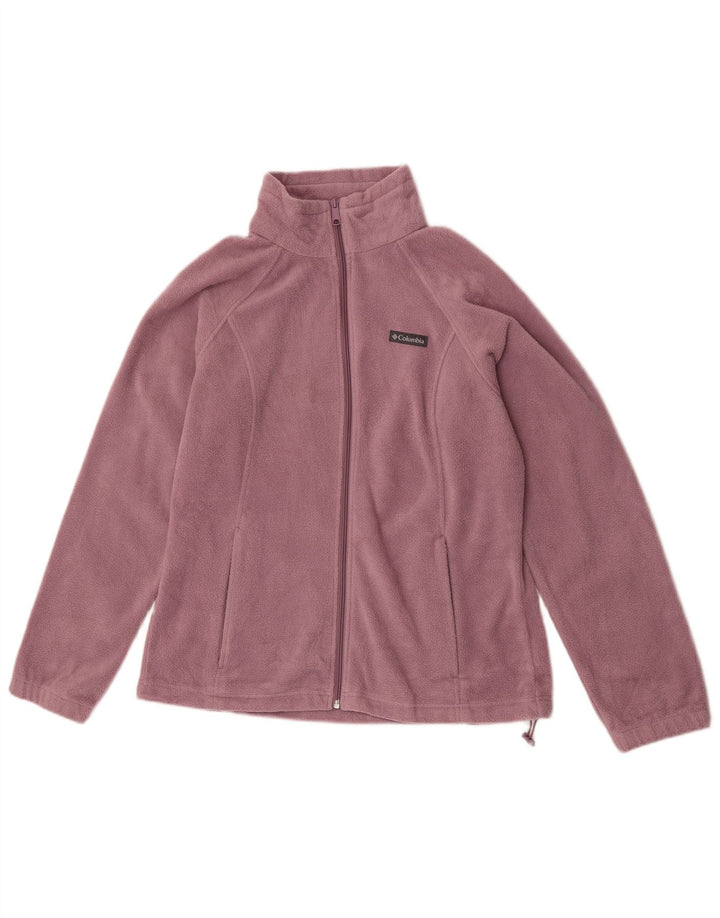 Columbia Chaqueta polar para mujer UK 46 Poliéster morado grande