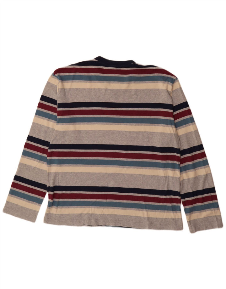 Fila Hombre Top Manga Larga XL Algodón A Rayas Multicolor