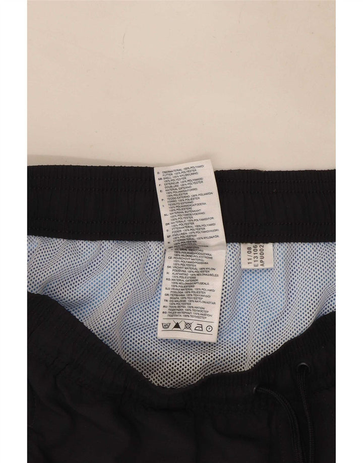 Adidas Hombre Bañador Corto Grande Negro Colorblock Poliéster