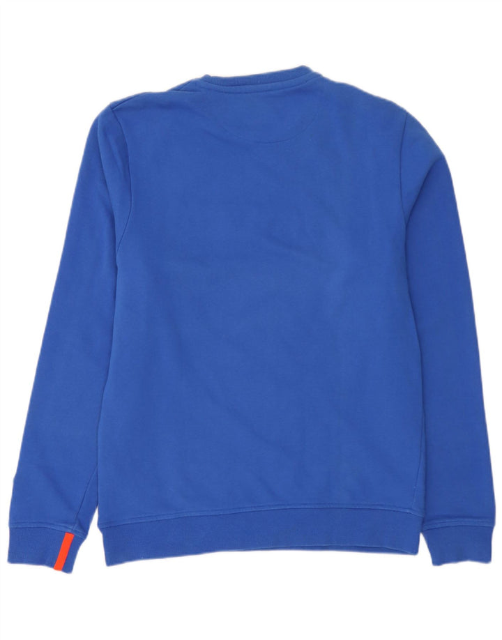Nautica Sudadera Gráfica para Hombre Jersey Grande Algodón Azul