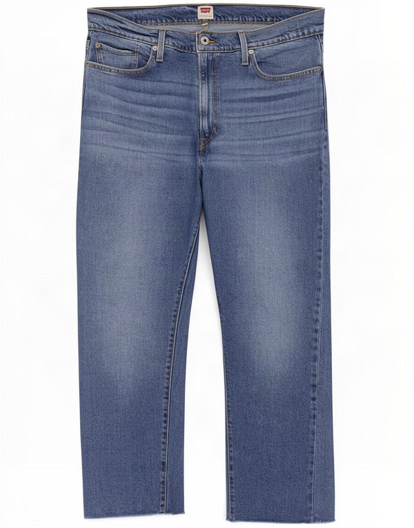 Vaqueros Levi's Mujer Rectos W34 L27 Algodón Azul