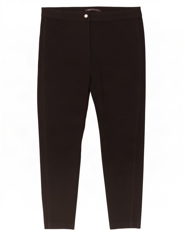 Marks & Spencer Pantalones cortos para mujer UK 46 Large W34 L25 Viscosa negra