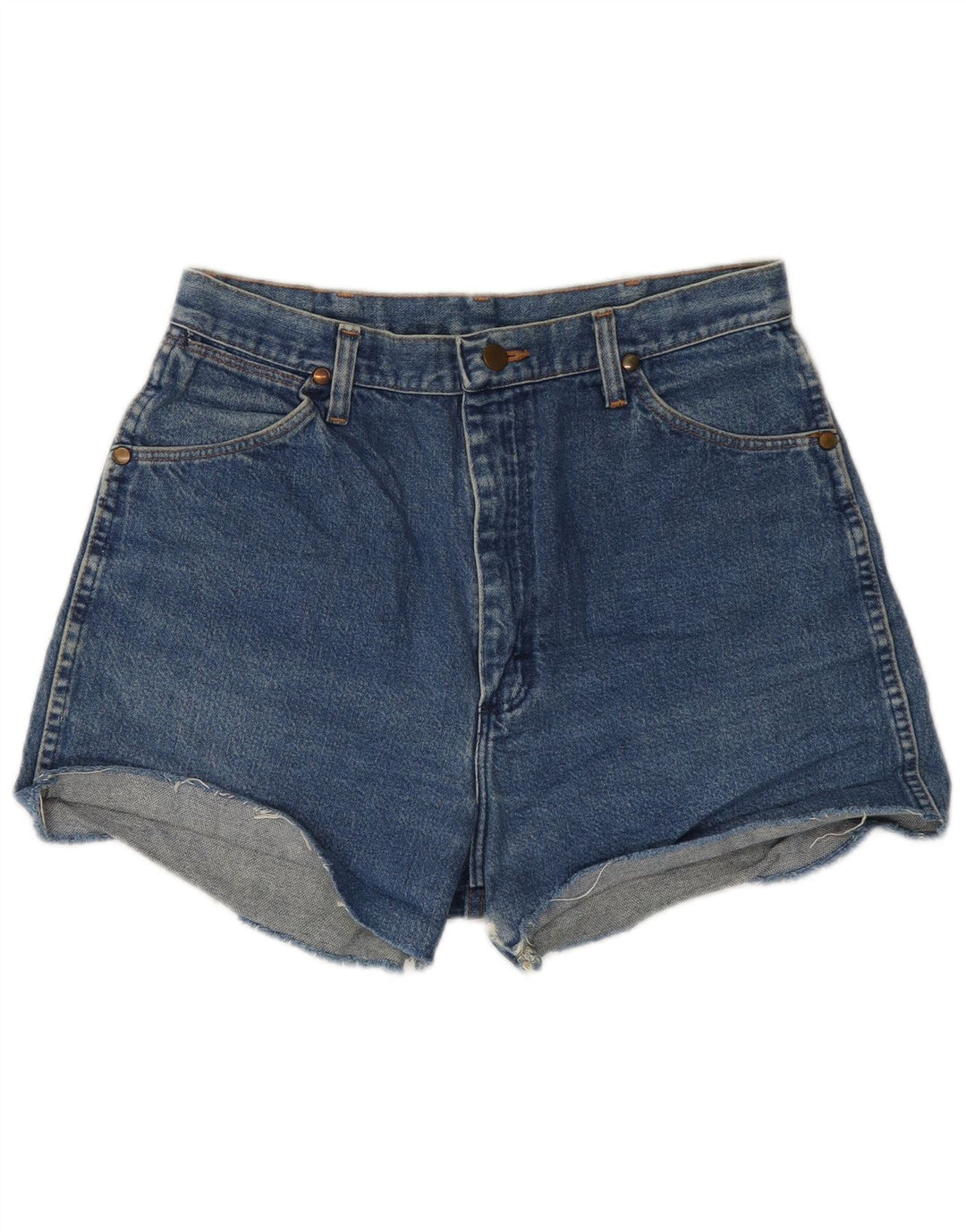 Shorts Vaqueros Mujer Wrangler W30 Algodón Azul Medio