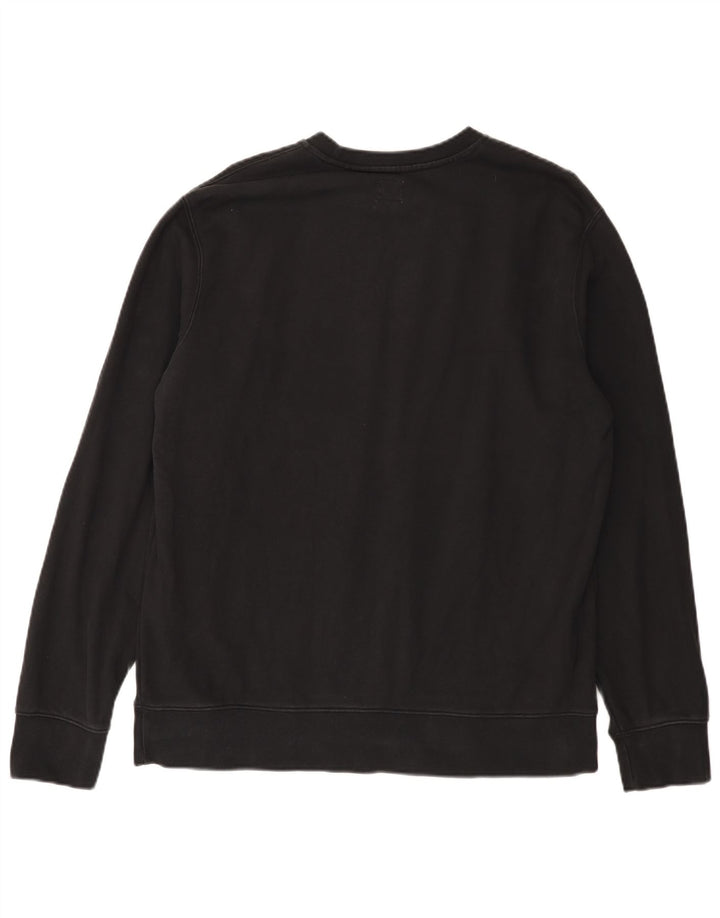 Levi's Hombre Sudadera Estándar Jumper Grande Algodón Negro