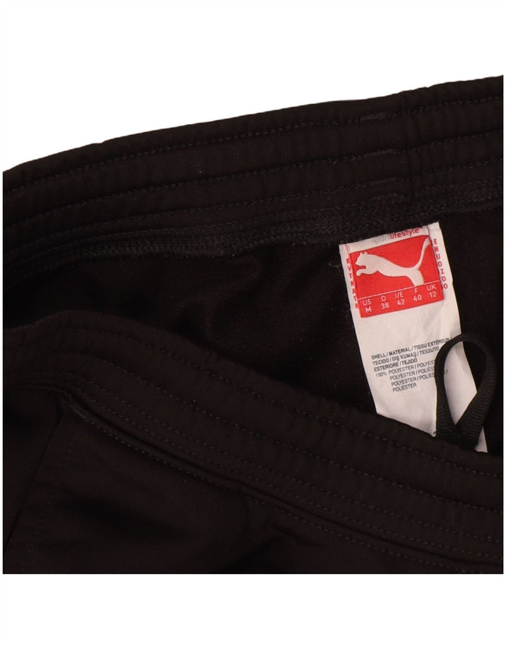Puma Pantalones de chándal para mujer UK 12 Medium Negro Poliéster