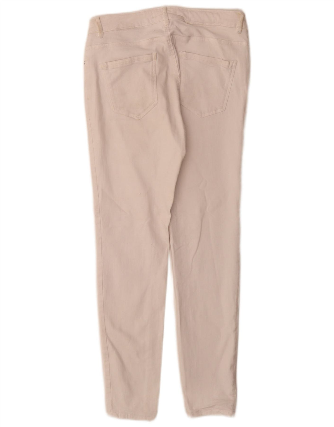 Zara Jeans Slim Mujer EU 40 Medium W30 L28 Algodón Blanco