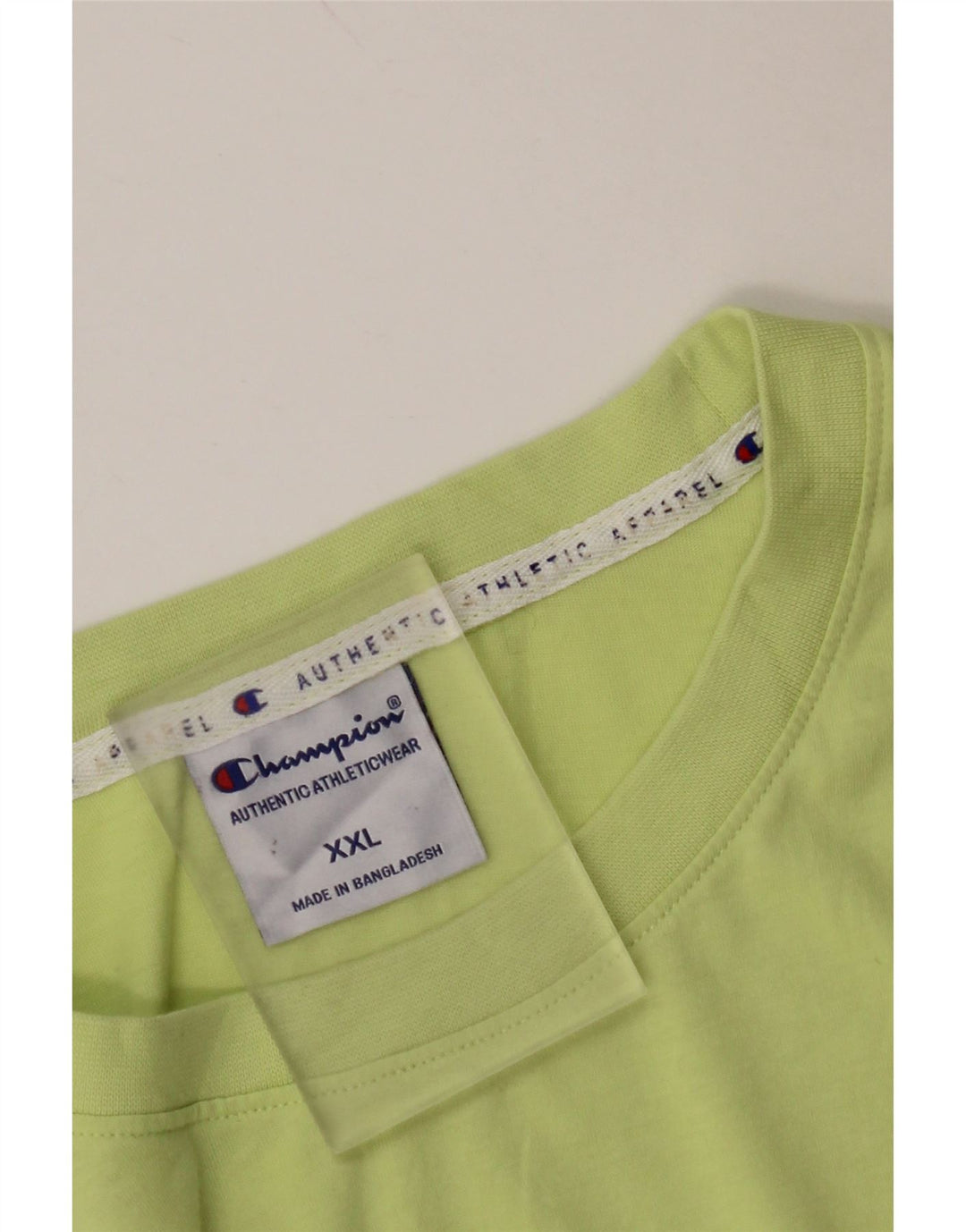 CHAMPION Camiseta gráfica para hombre Top 2XL Algodón verde