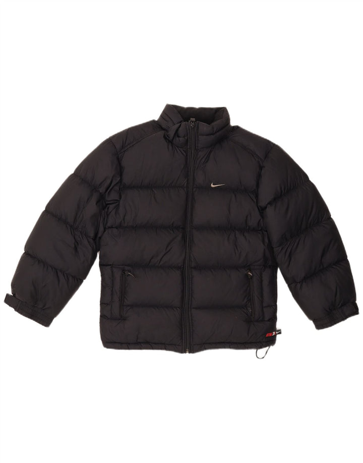 Nike Chaqueta acolchada con capucha para niños 11-12 años Mediana Azul marino Nylon