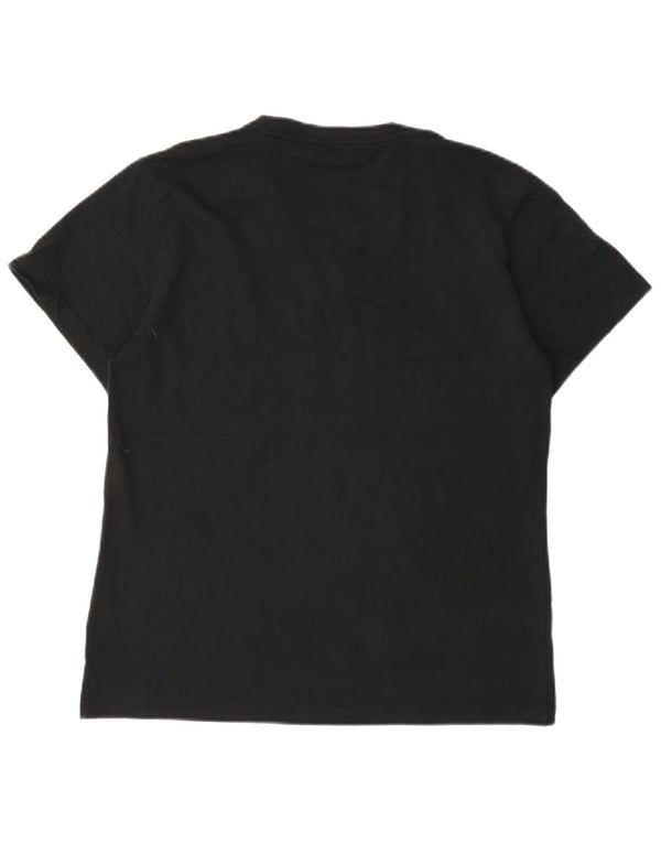Adidas Camiseta gráfica de manga corta para mujer Top UK 12/14 Medium Black Sports
