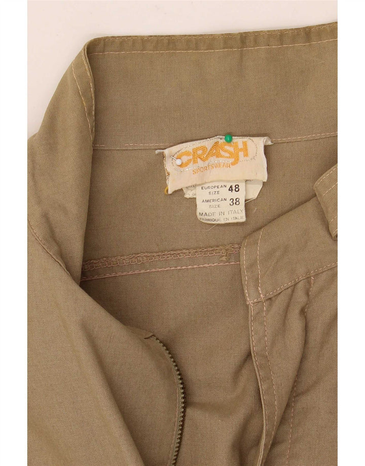 Chaqueta utilitaria vintage para hombre EU 48 Algodón caqui medio