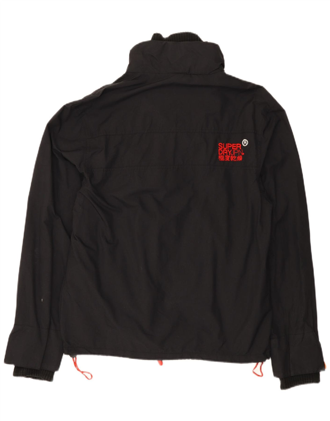 Superdry Chaqueta cortavientos con estampado Windcheater para mujer, talla 40, color negro