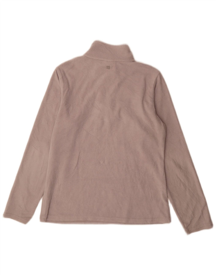 Jersey de forro polar con cremallera y cuello para hombre de Mountain Warehouse Gris medio