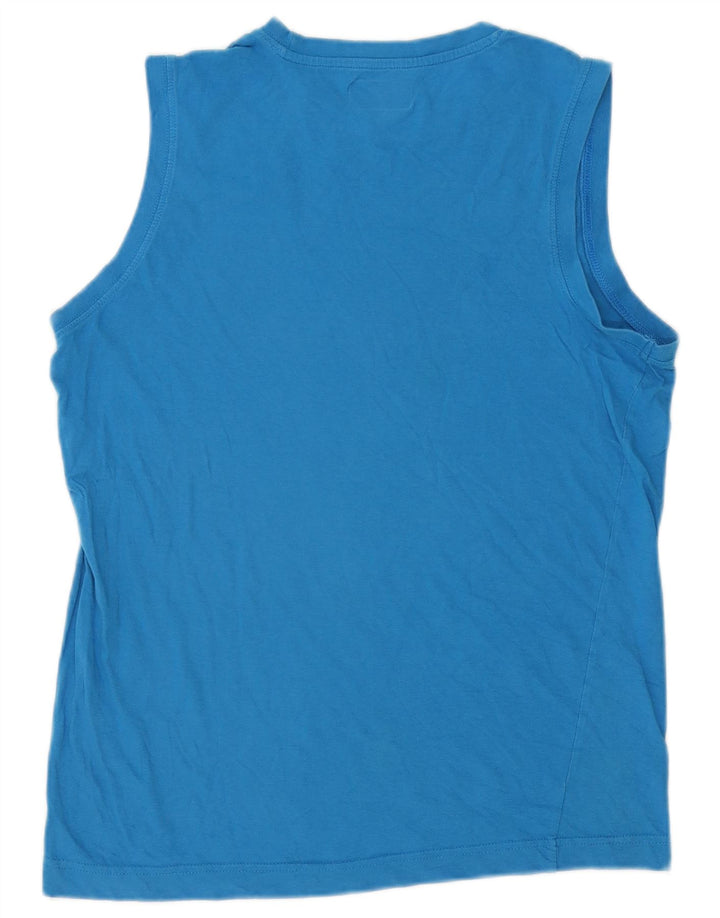 Kappa Hombre Chaleco Top Grande Azul