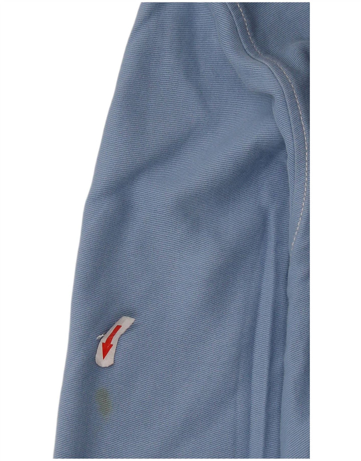 PUMA Camiseta gráfica de manga larga para hombre XL Algodón azul