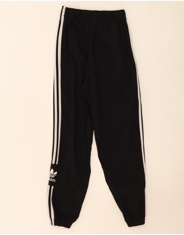 Adidas Mujer Chándal Pantalones Joggers UK 8 Pequeño Negro Poliéster