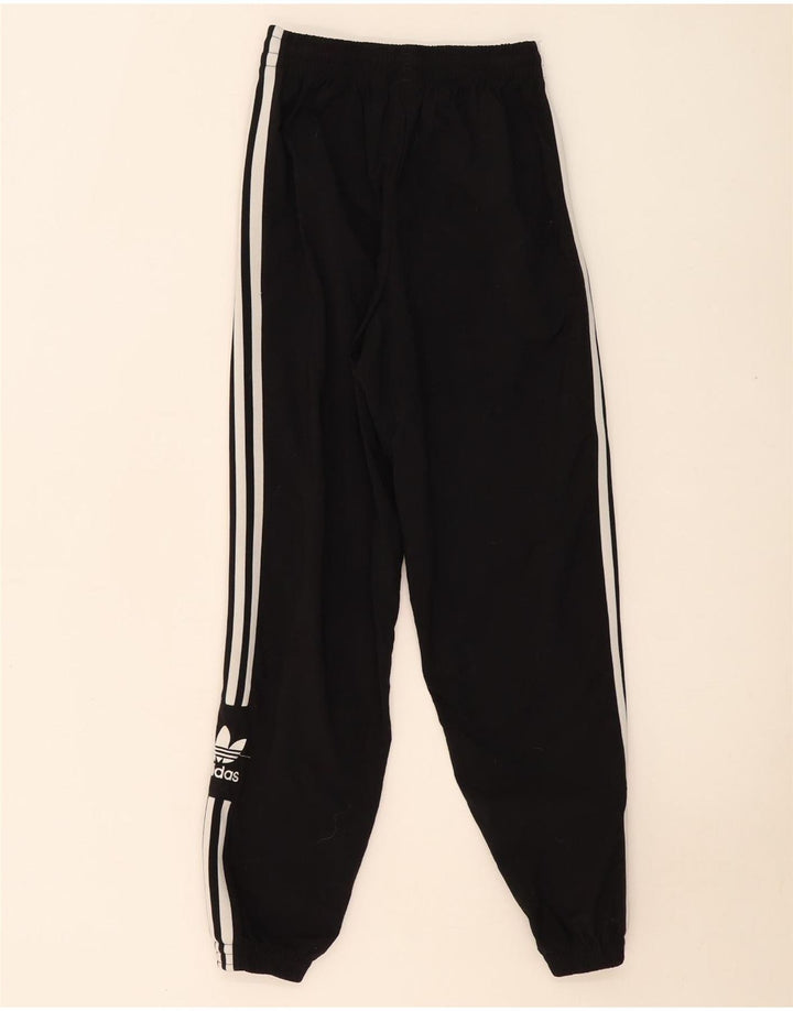 Adidas Mujer Chándal Pantalones Joggers UK 8 Pequeño Negro Poliéster
