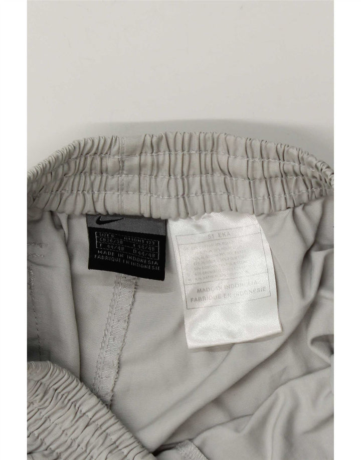 Nike - Pantalones cortos deportivos para hombre, talla pequeña, algodón gris
